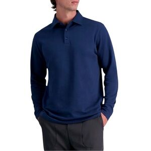 Blue Massimo Dutti Polo Shirt (M)